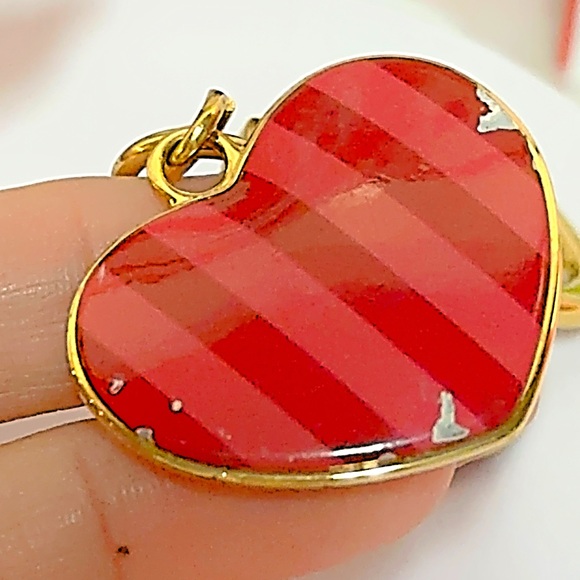 Louis Vuitton Porte Cles Coeur Rayeur Key Ring Bag Charm - Picture 8 of 10